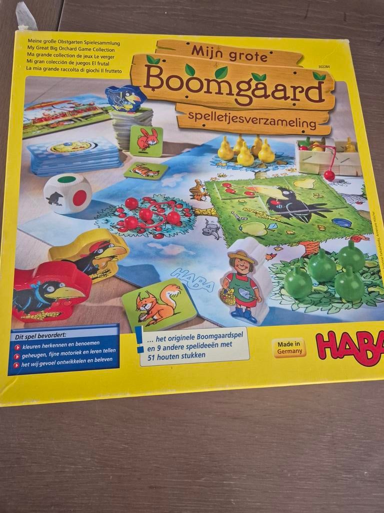 Mijn grote boomgaard spelletjesverzameling haba, Ophalen, Gebruikt