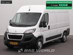 Peugeot Boxer 140PK L2H2 Airco Cruise CarPlay Parkeersensore, Autos, Achat, Euro 6, Entreprise, 3 places