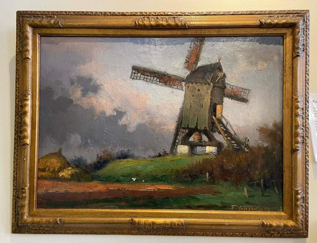Moulin à vent Flori Van Acker (1858-1940), Antiquités & Art, Enlèvement