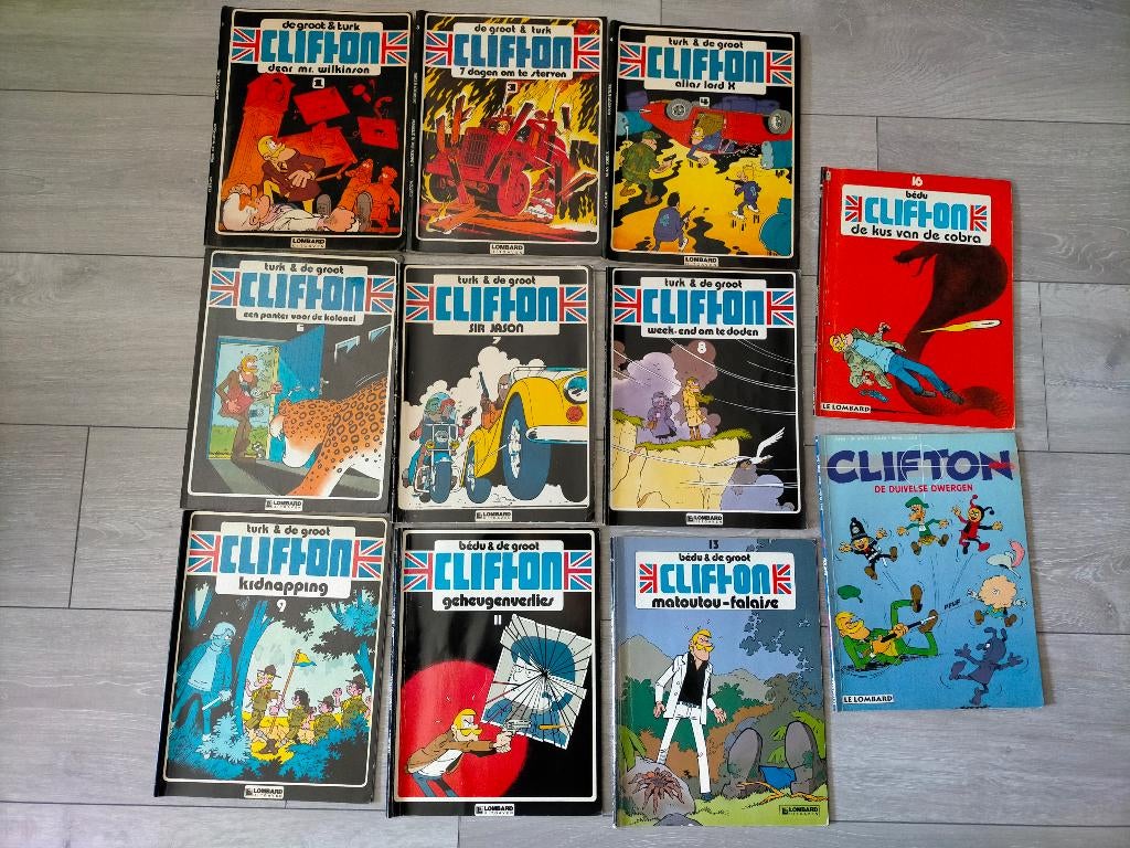 Clifton, Boeken, Stripverhalen, Meerdere stripboeken, Ophalen of Verzenden, Gelezen