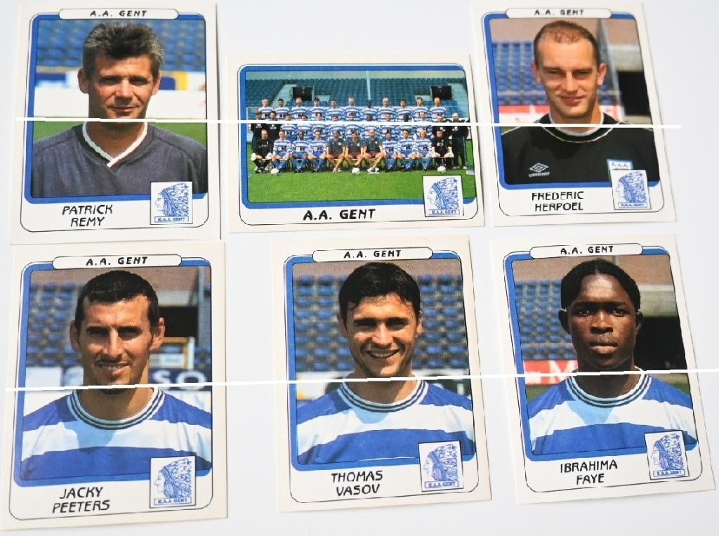 Panini/Football 2002/A.A. Gent/13 autocollants, Envoi, Comme neuf, Affiche, Image ou Autocollant