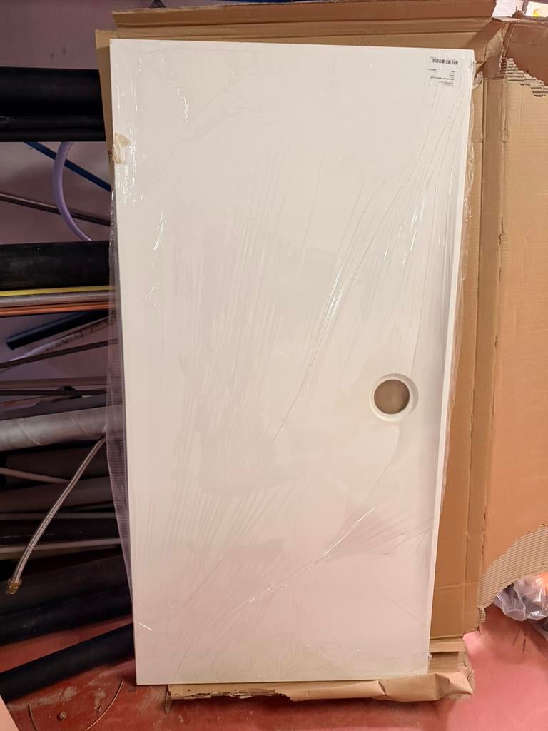 Receveur de douche Newforce 160x80 blanc Marbre artificiel, Bricolage & Construction, Enlèvement, Neuf, Douche