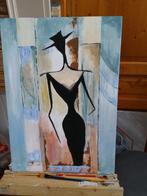 Acrielverf op doek, Ophalen of Verzenden