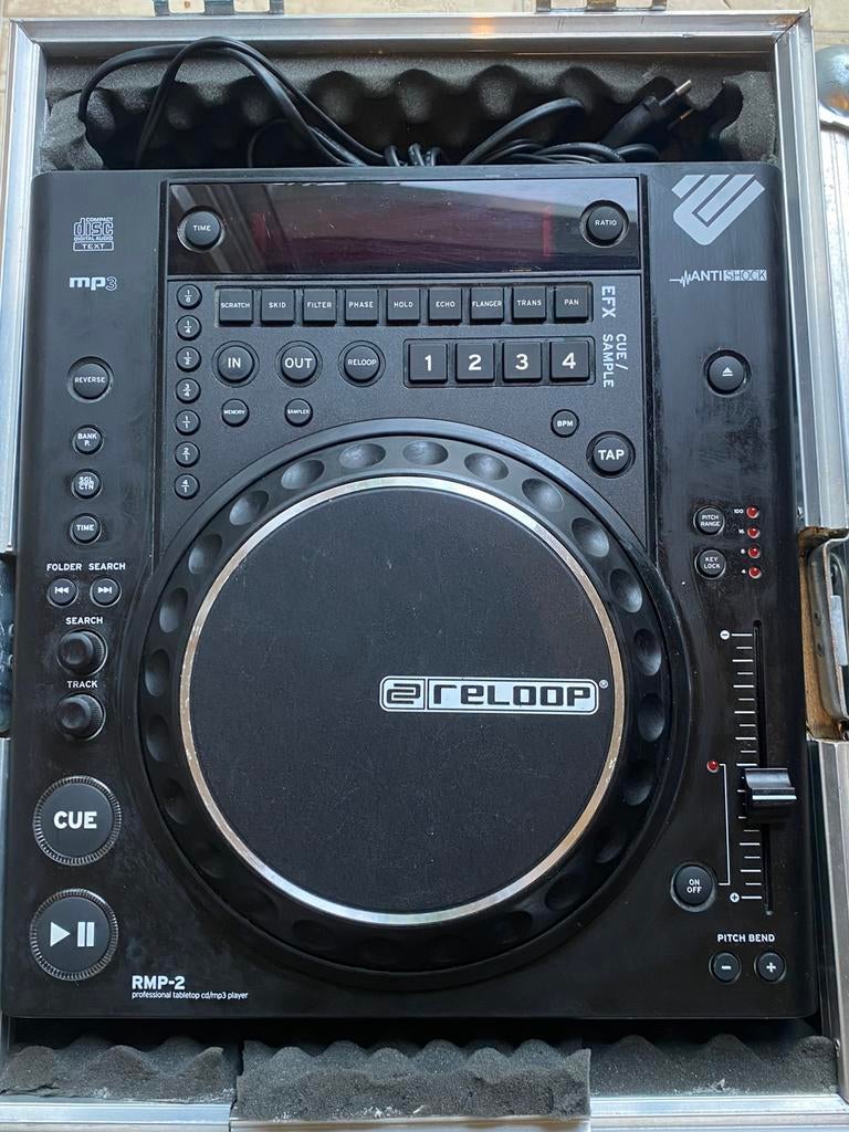 RELOOP lecteur RMP -2 avec caisse de transport, Enlèvement, Comme neuf, Reloop