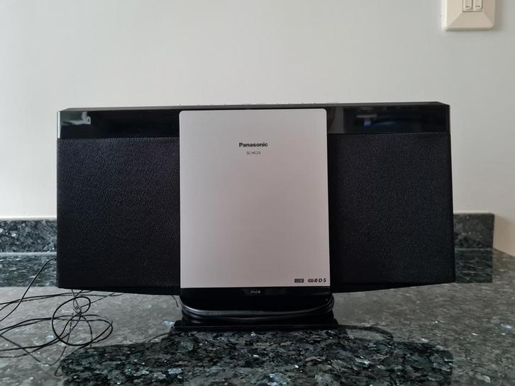 Système stéréo Panasonic SC-HC25, TV, Hi-fi & Vidéo, Chaîne Hi-fi, Comme neuf, Lecteur CD, Enlèvement