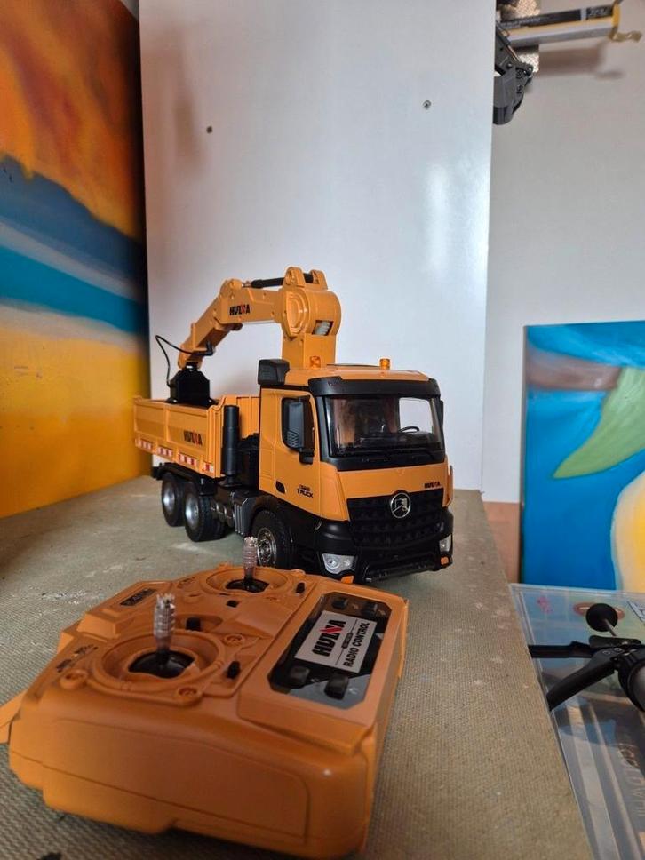 Werkvoertuigen huina 1/16, Hobby en Vrije tijd, Modelbouw | Radiografisch | Overige, Ophalen