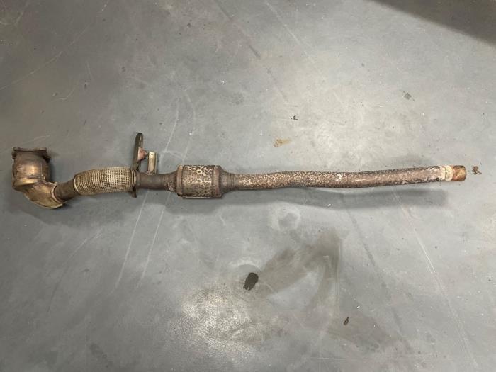 Tube avant + catalyseur d'un Volkswagen Tiguan, Volkswagen, -, 3 mois de garantie, Utilisé