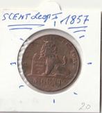 5 CENTIEM 1857 LEOPOLD 1, Ophalen of Verzenden