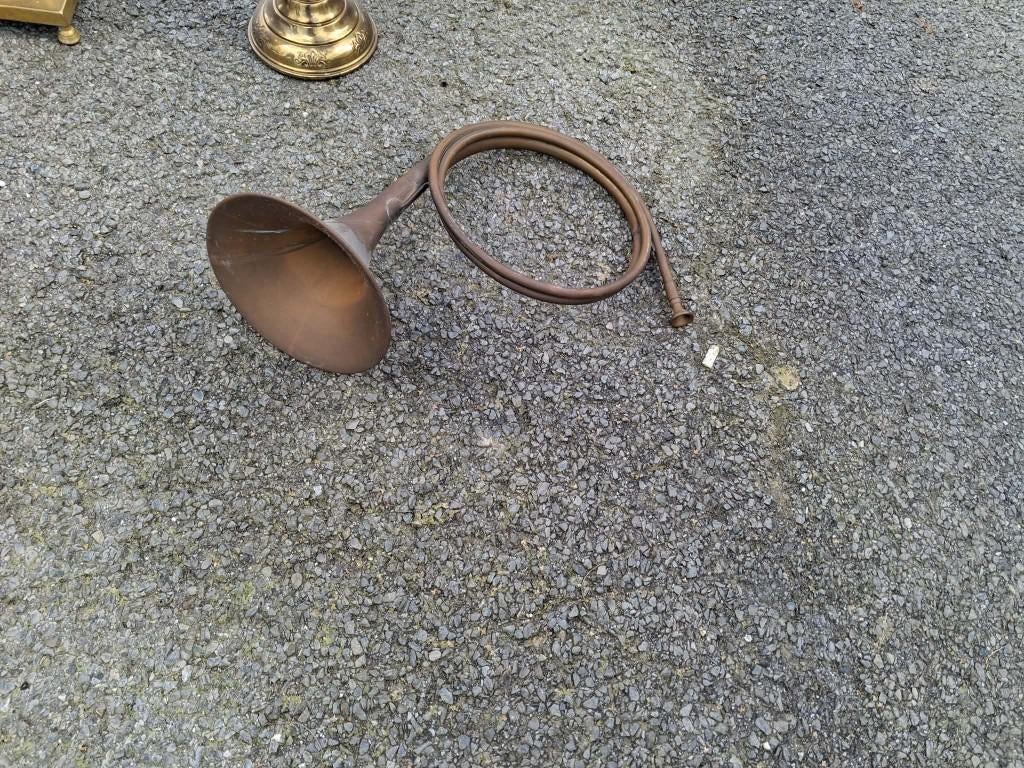 koperen trompet, Antiek en Kunst, Ophalen, Koper