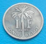 1925 1 franc Congo Belge, Envoi, Métal, Monnaie en vrac