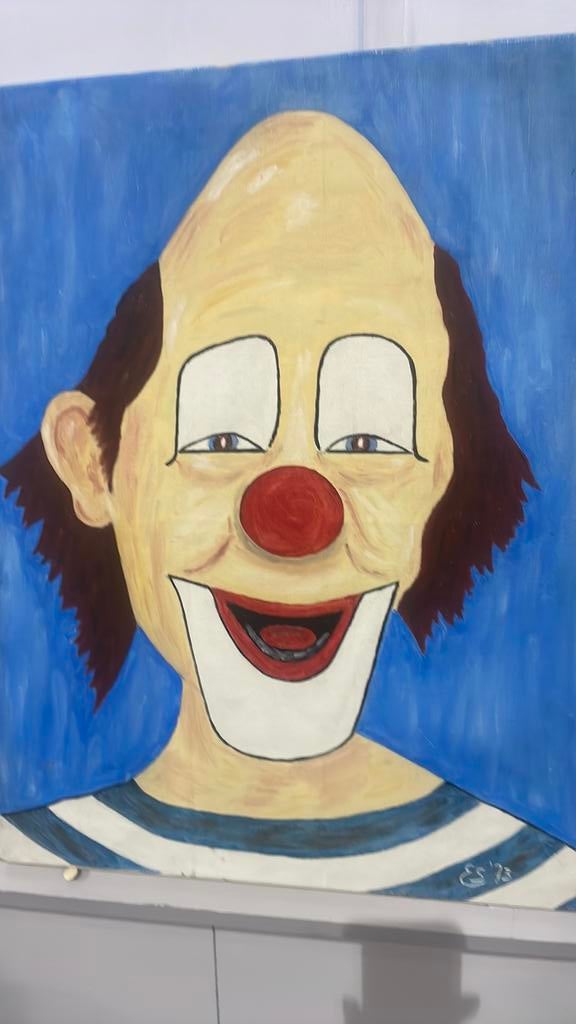 Peinture de clown vintage, Enlèvement