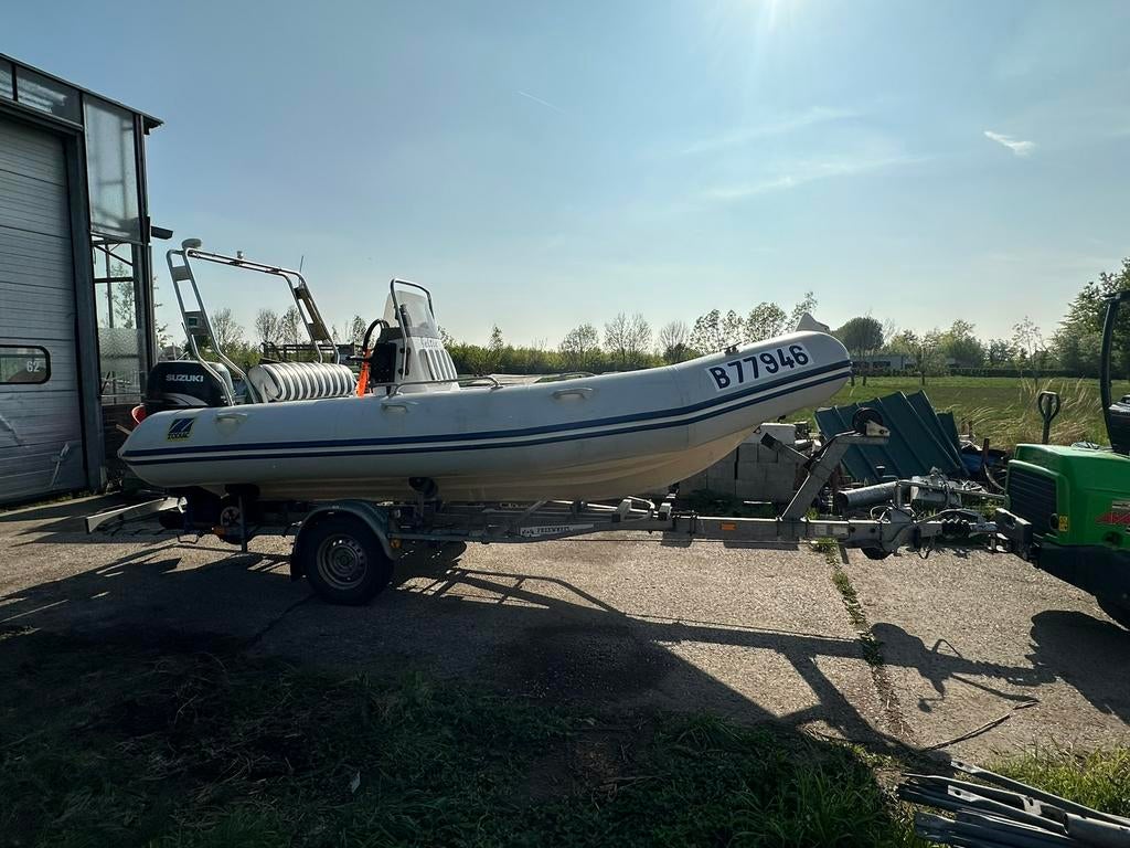 Zodiac Medline I te koop, Watersport en Boten, Rubberboten, Ophalen, Gebruikt, 70 tot 120 pk, Zodiac
