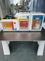 Vintage kinderkeukentje: microgolf, koelkast en vaatwasser, Enlèvement, Utilisé, Plastique, Jouer à la cuisine