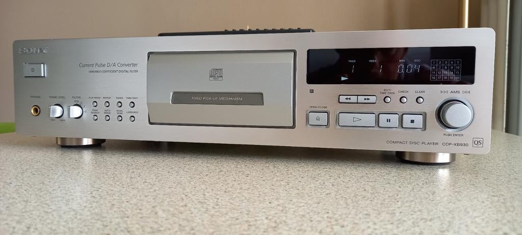 Sony cdp-xb930 cdspeler van de sony Qs reeks  vintage, Audio, Tv en Foto, Cd-spelers, Ophalen of Verzenden, Gebruikt, Sony