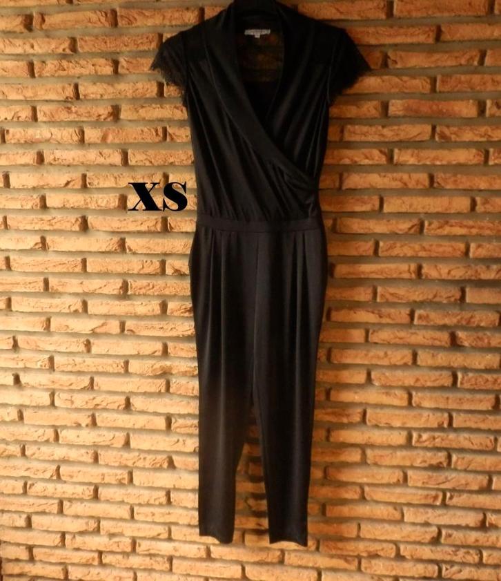 (26) - combi pantalon femme t.XS noir - morgan -, Kleding | Dames, Jumpsuits, Zo goed als nieuw, Maat 34 (XS) of kleiner, Zwart