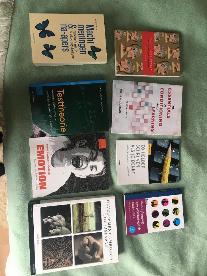 Studieboeken psychologie KU Leuven, Boeken, Studieboeken en Cursussen, Gelezen, Hoger Onderwijs, Ophalen