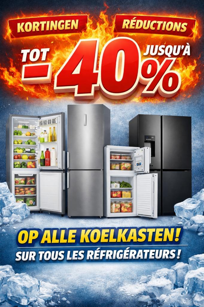 koelkasten aan top promotie, Elektronische apparatuur, Koelkasten en IJskasten, Nieuw, Ophalen