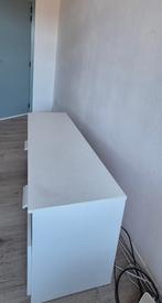 Meuble TV blanc avec tiroirs – bon état, Maison & Meubles, Enlèvement
