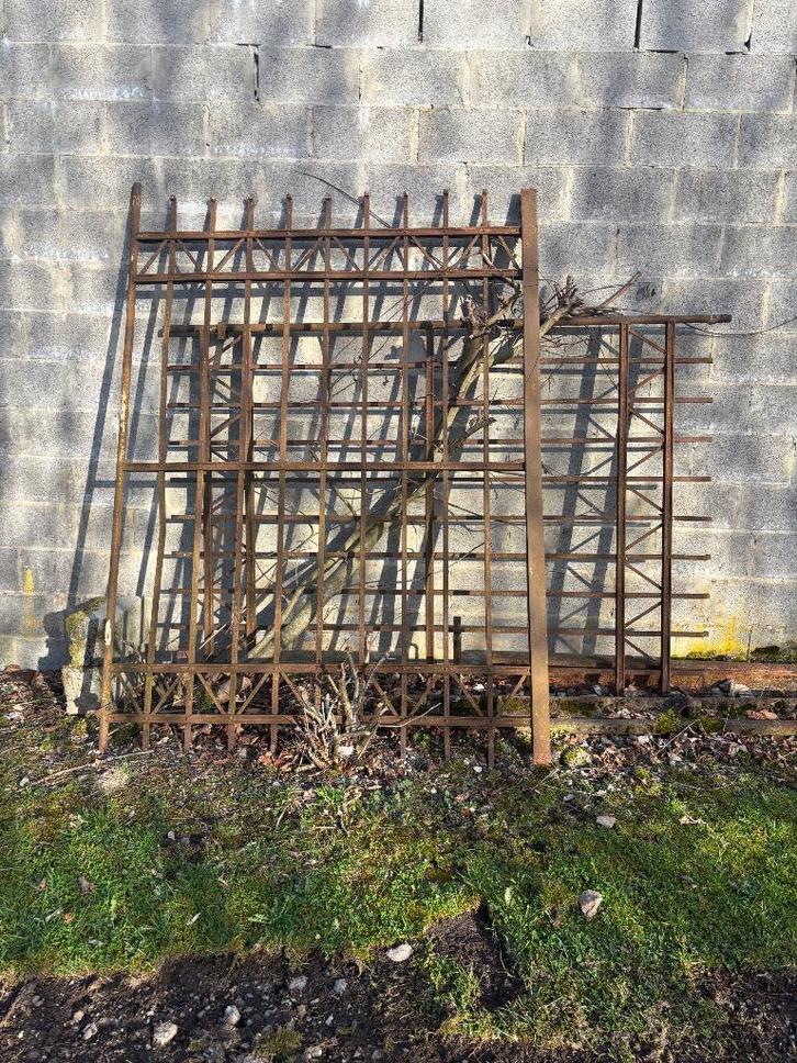 Portail en fer forgé, Jardin & Terrasse, Clôtures de jardin, Utilisé, Porte du jardin, Fer, Avec portail, Enlèvement