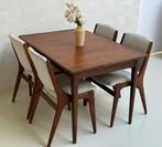 Zeldzame Vintage Eetkamerset 1960 | Mahjongg | C. Braakman, Huis en Inrichting, Ophalen of Verzenden, Gebruikt, 4 tot 6 stoelen