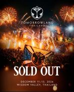 6 VIP PASS 3 DAGEN Tomorrowland Thailand, Tickets en Kaartjes