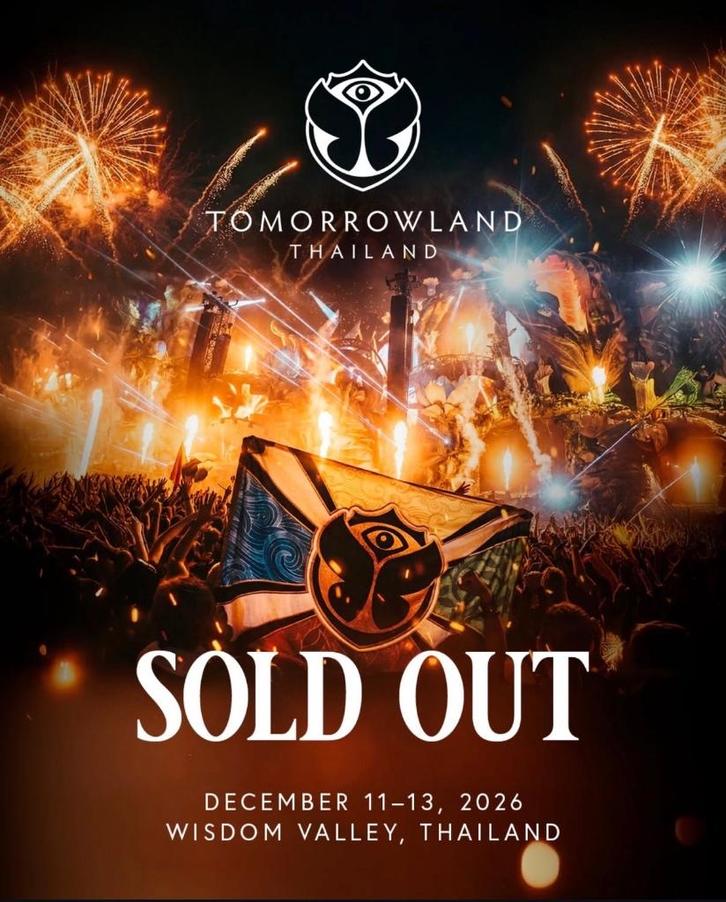 6 VIP PASS 3 JOURS Tomorrowland Thaïlande, Tickets & Billets, Événements & Festivals