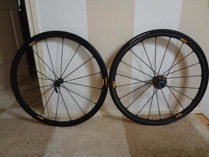 Nette set mavic ksyriun slr exalith draadband wiel set, Sport en Fitness, Wielrennen, Zo goed als nieuw, Ophalen of Verzenden