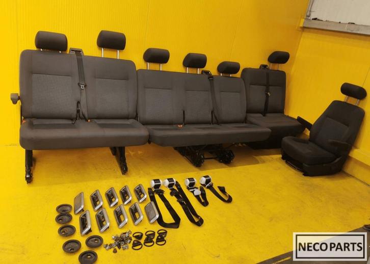 VW CARAVELLE T5 INTERIEUR SET STOELEN ALLES LEVERBAAR!!!, Auto-onderdelen, Interieur en Bekleding, Volkswagen, Gebruikt, Ophalen of Verzenden