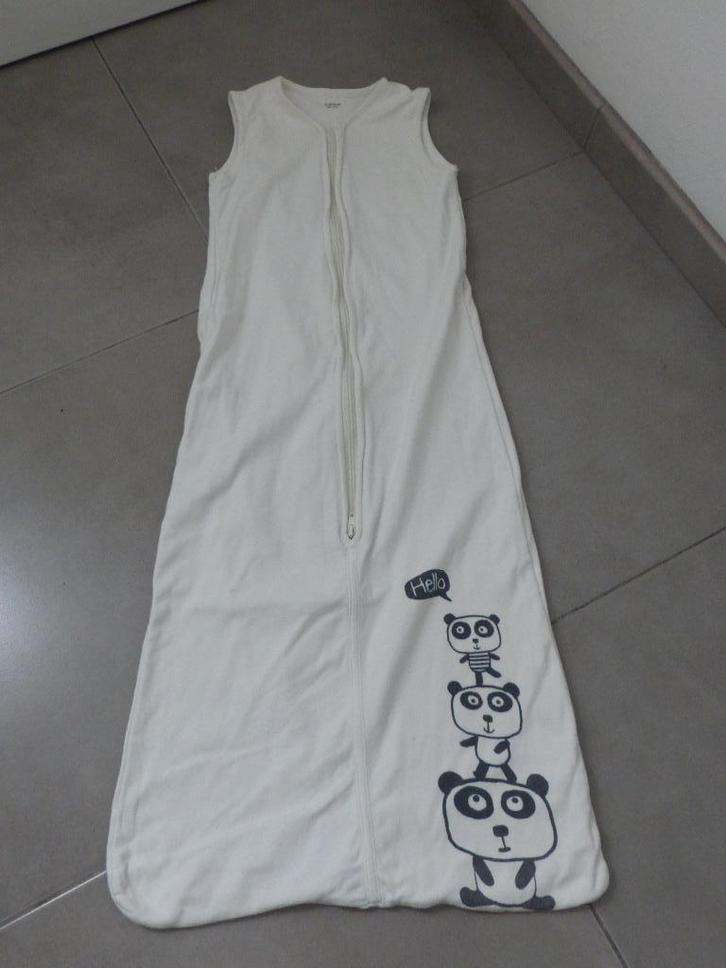 Slaapzak Hema met pandabeertjes - 110 cm, Kinderen en Baby's, Dekens, Slaapzakjes en Inbakerproducten, Zo goed als nieuw, Slaapzak