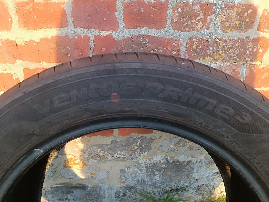 4 pneus été Hankook Ventus prime 3 215/55/17 état neuf, Autos : Pièces & Accessoires, Pneus & Jantes, 215 mm, Véhicule de tourisme