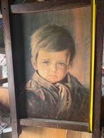 Peinture enfant qui pleure, Antiquités & Art, Art | Peinture | Classique, Enlèvement ou Envoi
