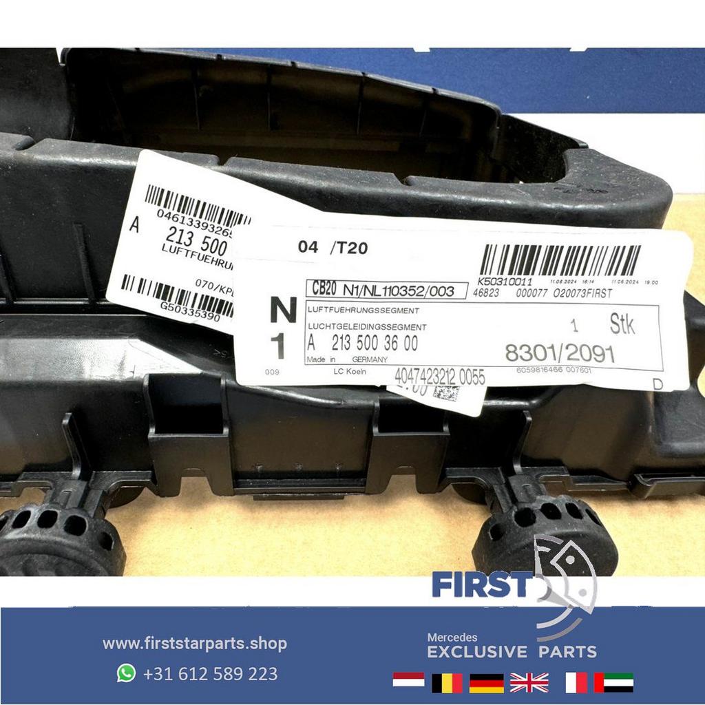 RADIATOR COVER / BUMPER ROOSTER W213 S213 E63 E63s AMG A2135, Auto-onderdelen, Gebruikt, -, Ophalen of Verzenden, -