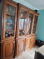 vitrine en cerisier, Maison & Meubles, Armoires | Vitrines, 200 cm ou plus, Avec tablette(s), Cerisier, Enlèvement