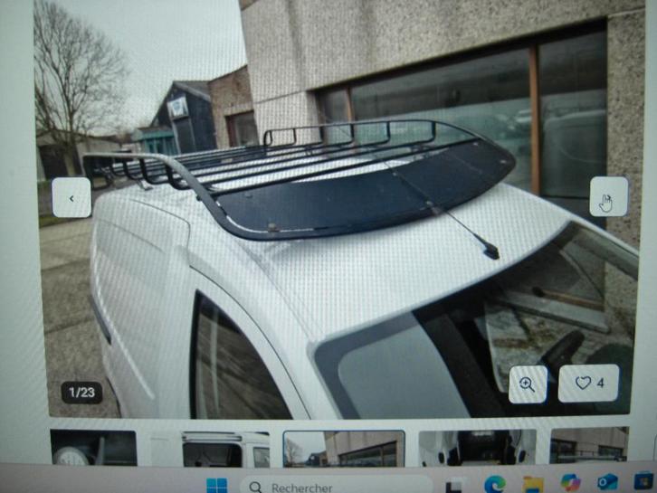 galerie de toit VAN Dacia Dokker 2012-2021, Autos, Camionnettes & Utilitaires, Particulier, Dacia, Enlèvement