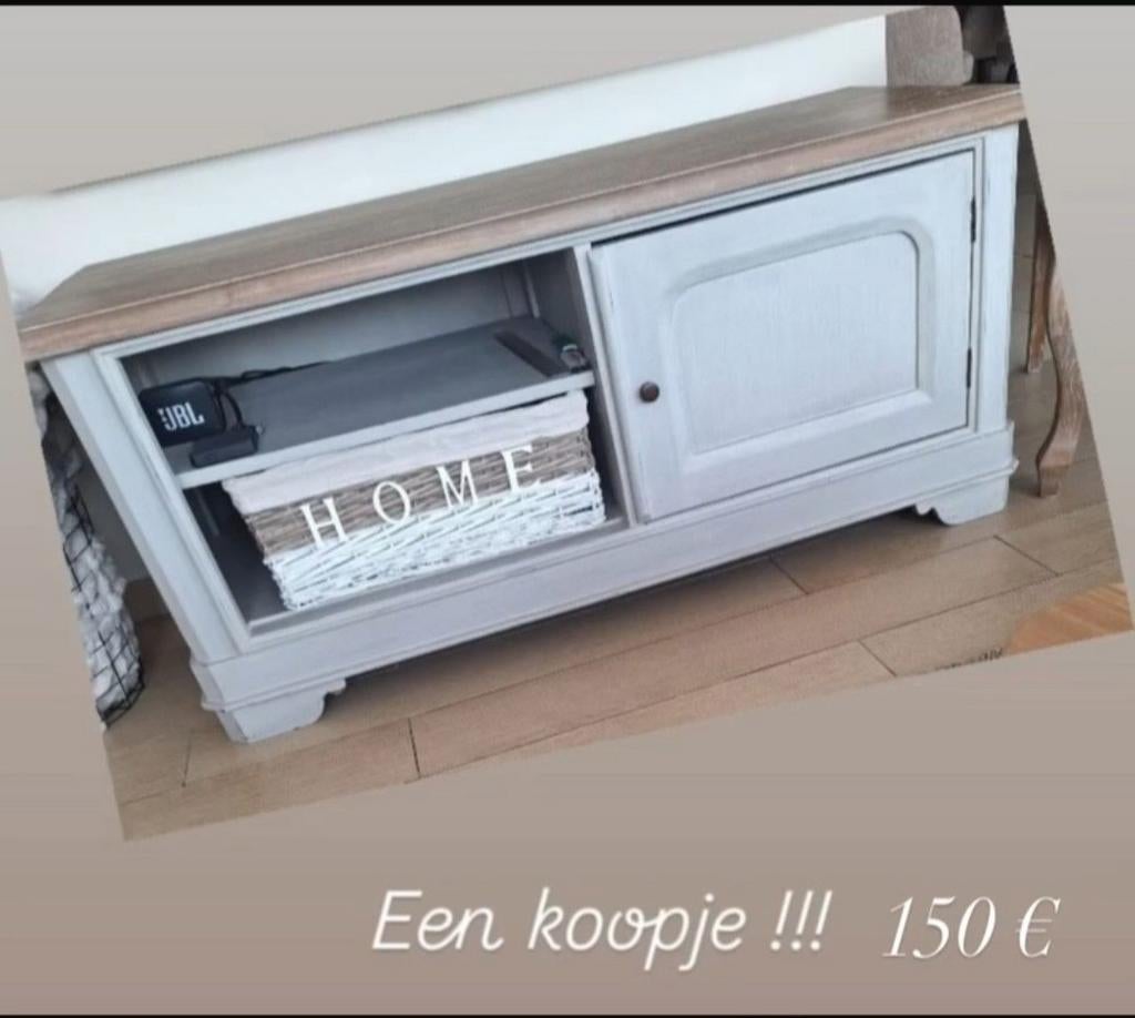 Landelijke tv meubel, Ophalen