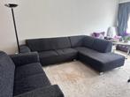 Canapé d'angle en tissu 4 + 2 places, Banc d'angle, Quatre personnes ou plus, Enlèvement, Utilisé