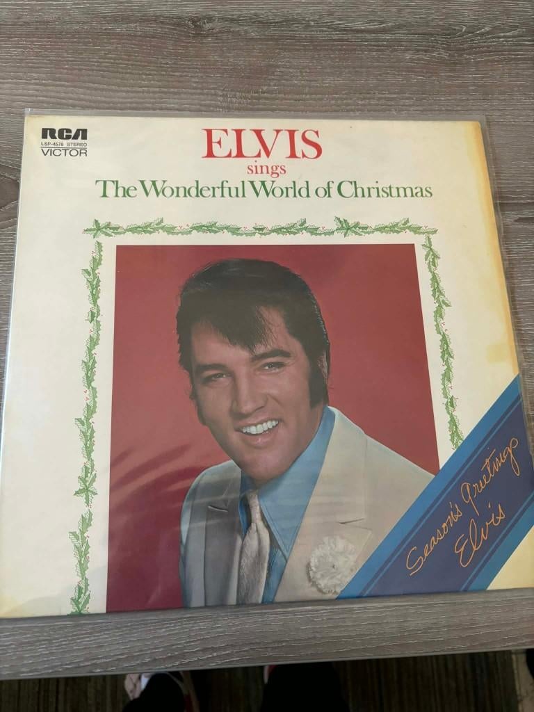 Elvis lp, sings the wonderful World ofChristmas,Duitse pers., Gebruikt, Ophalen of Verzenden, Rock-'n-Roll, 12 inch