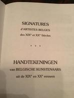 Boek Belgian artist signatures, Boeken, Piron, Ophalen of Verzenden, Zo goed als nieuw, Schilder- en Tekenkunst