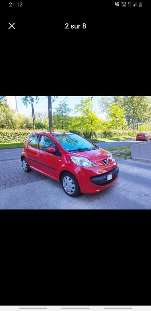Peugeot 107, Autos, Opel, Particulier, Autres modèles, Radio, Essence, Euro 4, Autre carrosserie, 5 portes, Boîte manuelle, Rouge