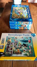 Lot van 5 Puzzels 6+ 100 stukjes, Kinderen en Baby's, Ophalen, Zo goed als nieuw