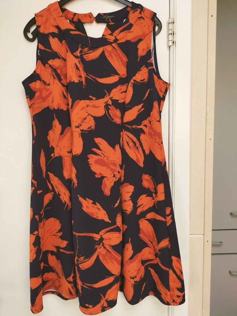 Mooie jurk Cassis 46, Kleding | Dames, Grote Maten, Ophalen of Verzenden, Jurk