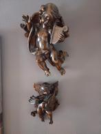 Twee engeltjes met muziekinstrument, Antiek en Kunst, Ophalen of Verzenden