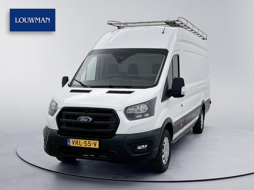 Ford Transit 350 2.0 TDCI L4H3 Trend RWD Trekhaak Betimmerin, Wit, Bedrijf, Parkeersensor, Ford