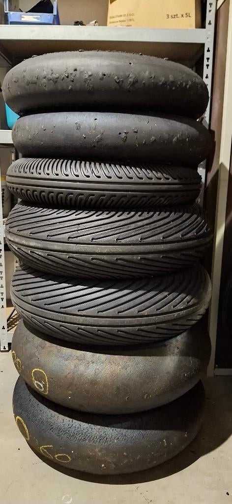 Pirelli diablo superbike slicks en regenbanden, Motoren, Ophalen, Gebruikt