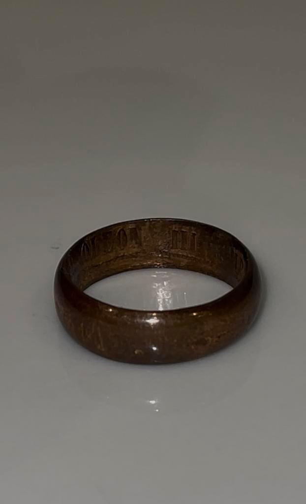 Bague commémorative Napoléon III 1863, Antiquités & Art, Antiquités | Bronze & Cuivre, Bronze, Enlèvement ou Envoi