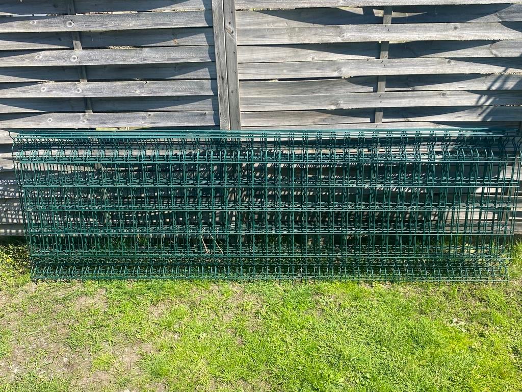 9stuks hekwerk, Ophalen, Gebruikt, IJzer, Gaashekwerk