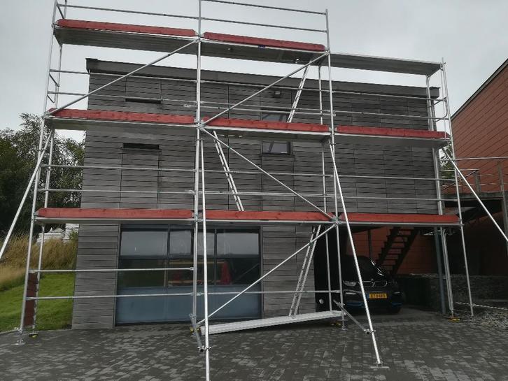 Echafaudage, Bricolage & Construction, Échafaudages, Comme neuf, Échafaudage de façade, 5 mètres de hauteur ou plus, Enlèvement ou Envoi