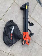 Dual power POWDPG75270 accublazer en -zuiger 2x20 V batterij, Tuin en Terras, Ophalen, Zo goed als nieuw, Accu, Met opvangzak