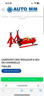 CRIC 2 TONNES NEUF AVEC CHANDELLES 3 T POUR 60€!, Enlèvement, Neuf, Manuel, Cric de garage