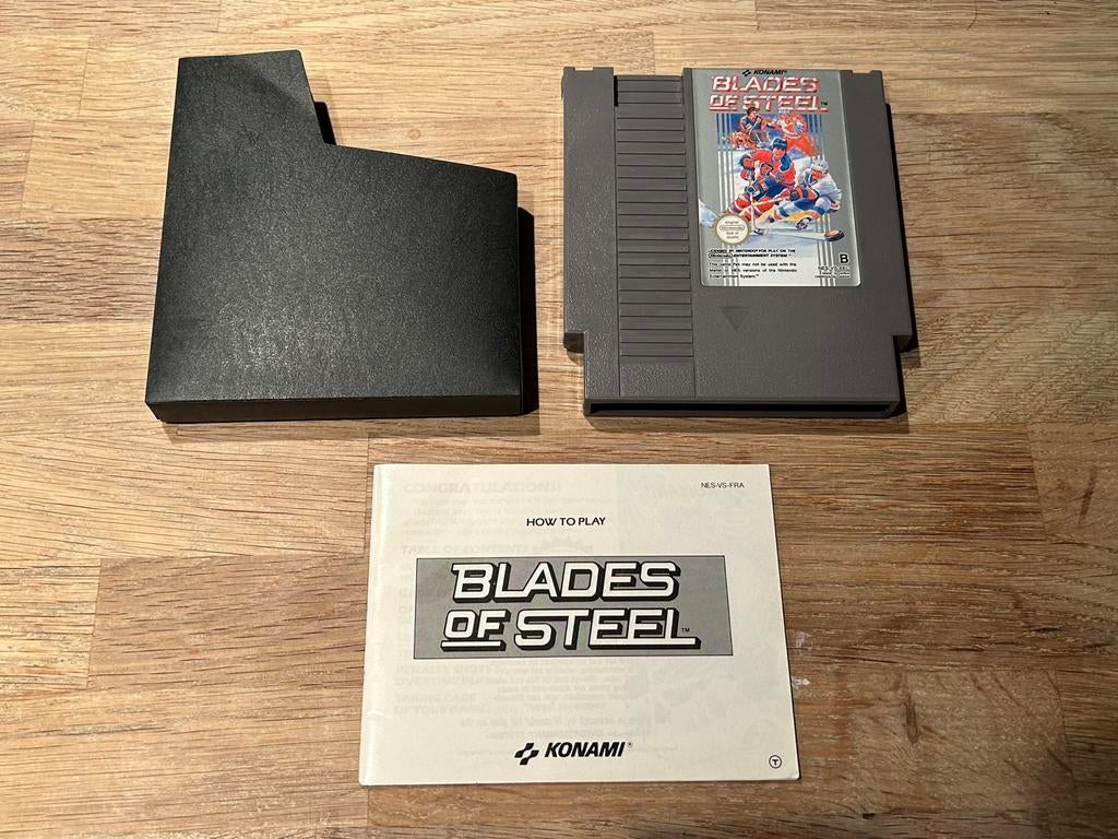 Nintendo NES game - Blades of steel, Games en Spelcomputers, Games | Nintendo NES, Zo goed als nieuw, Ophalen of Verzenden